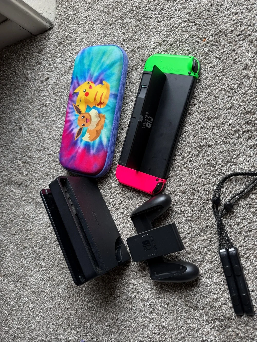 Nintendo Switch OLED Bundle w/ Dock, Joy-Cons, Pokémon Case & Accessories